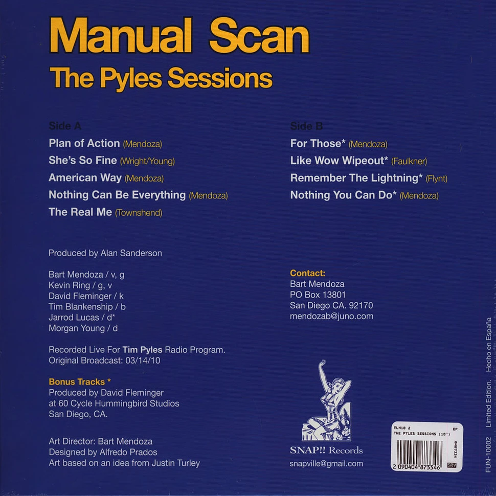 Manual Scan - Pyles Sessions