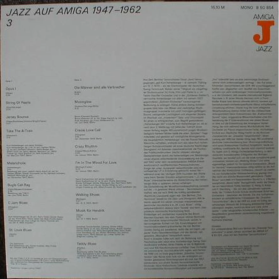 V.A. - Jazz Auf AMIGA 1947-1962