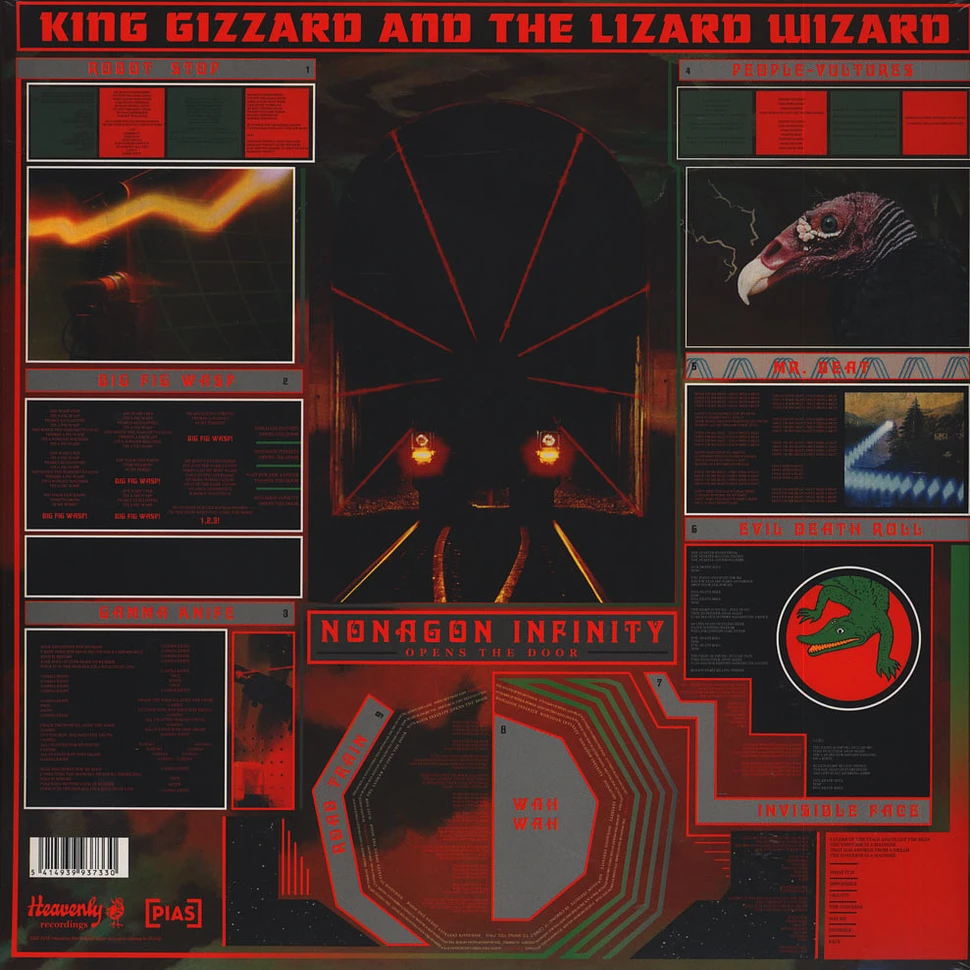 King Gizzard The Lizard Wizard Nonagon Infinity Vinyl LP 2016 King Gizzard The Lizard Wizard Nonagon Infinity Vinyl LP 2016