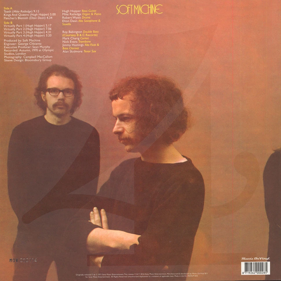 Soft Machine - Fourth Transparent Vinyl Edition