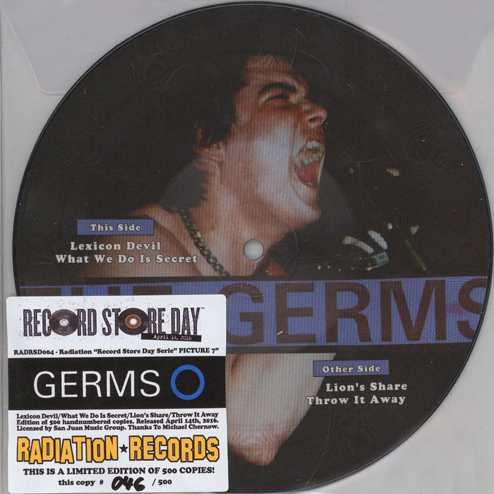 Germs - Lexicon Devil +3