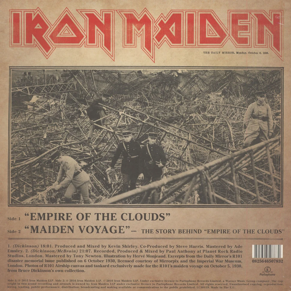Iron Maiden - Empire Of The Clouds / Maiden Voyage- The Story Behind Empire Of The Clouds