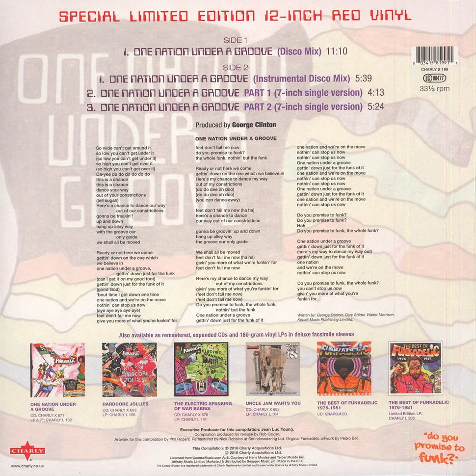 Funkadelic - One Nation Under A Groove - The Mixes