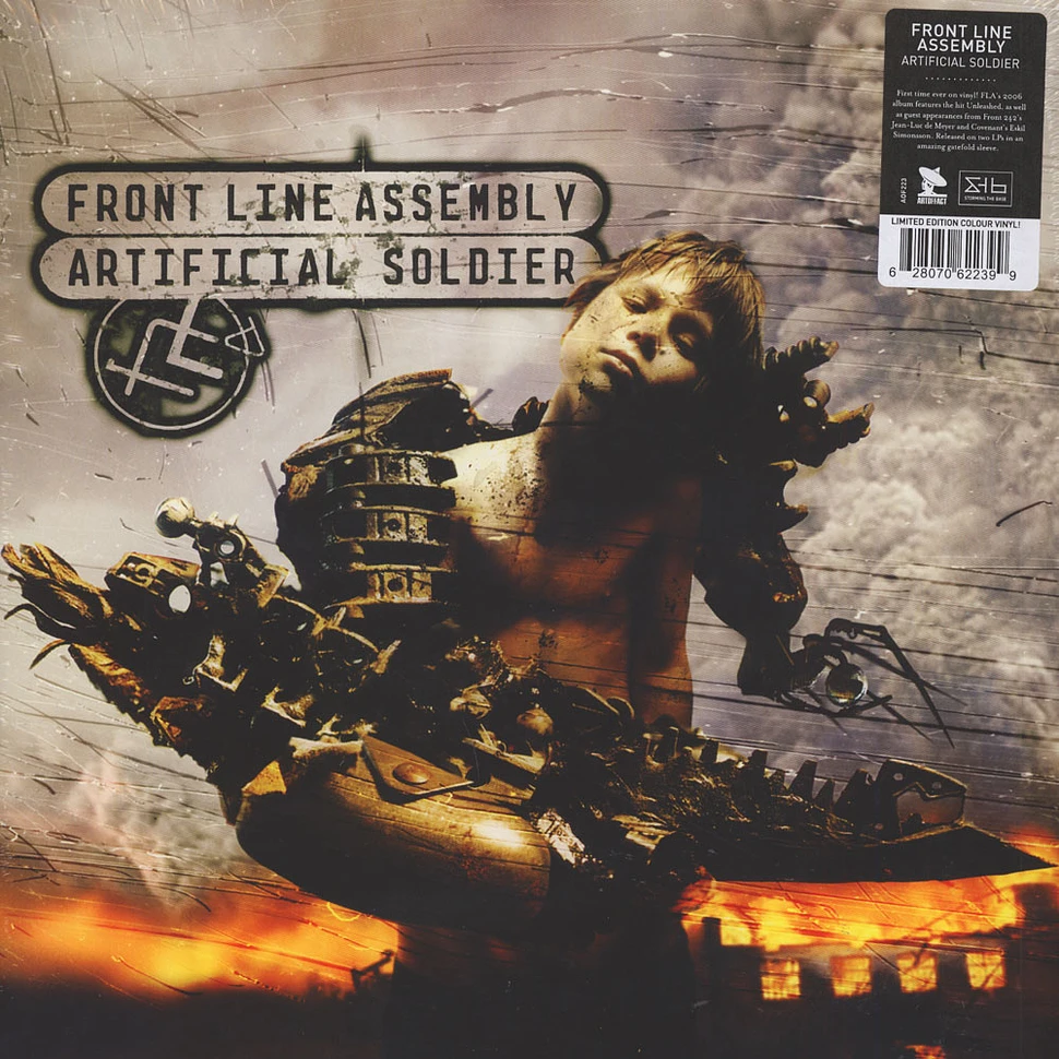 Front Line Assembly - Artificial Soldier Cherry Colored Vinyl Edition