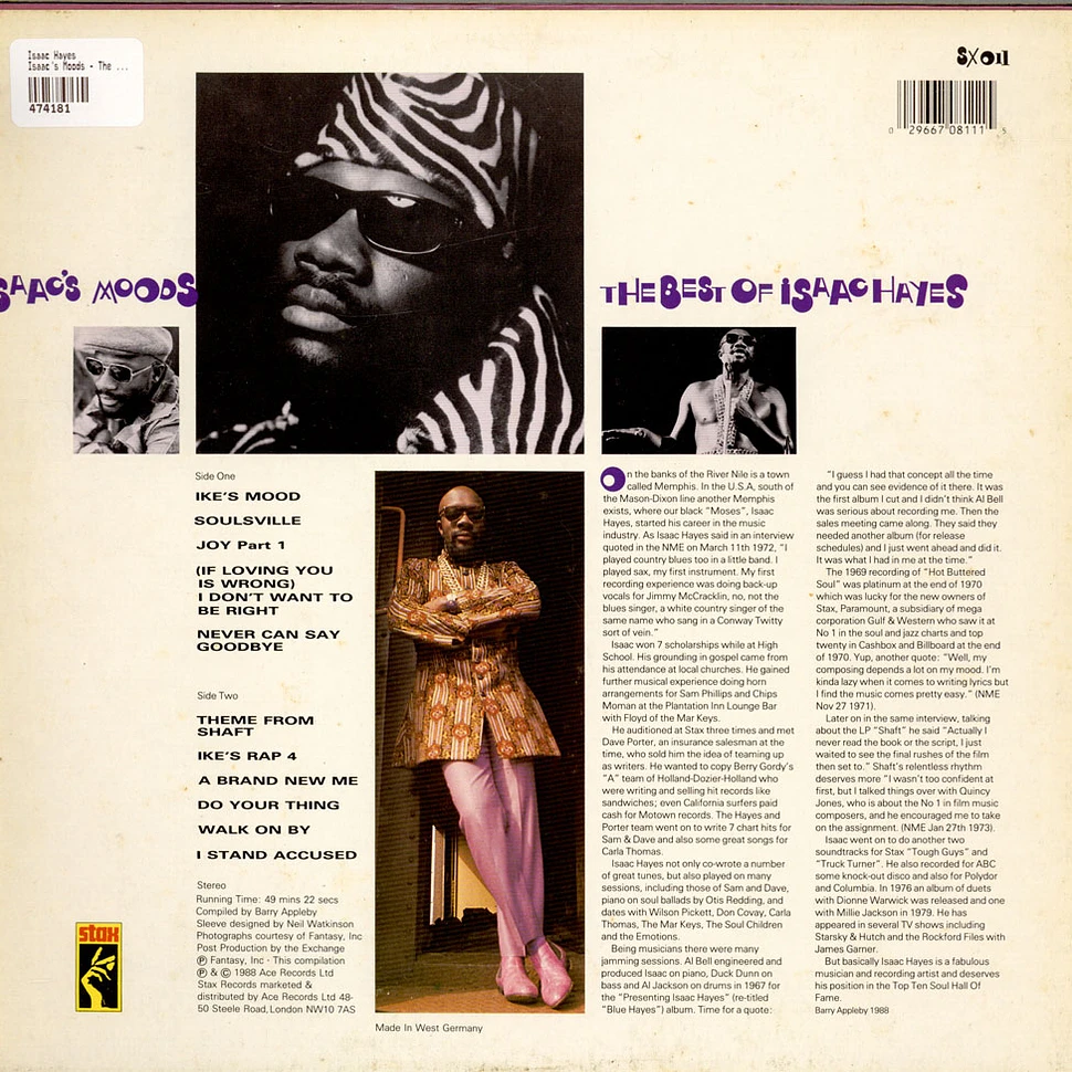 Isaac Hayes - Isaac's Moods (The Best Of Isaac Hayes)