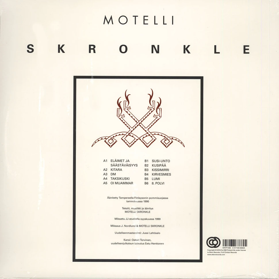 Motelli Skronkle - Motelli Skronkle Black Vinyl Edition
