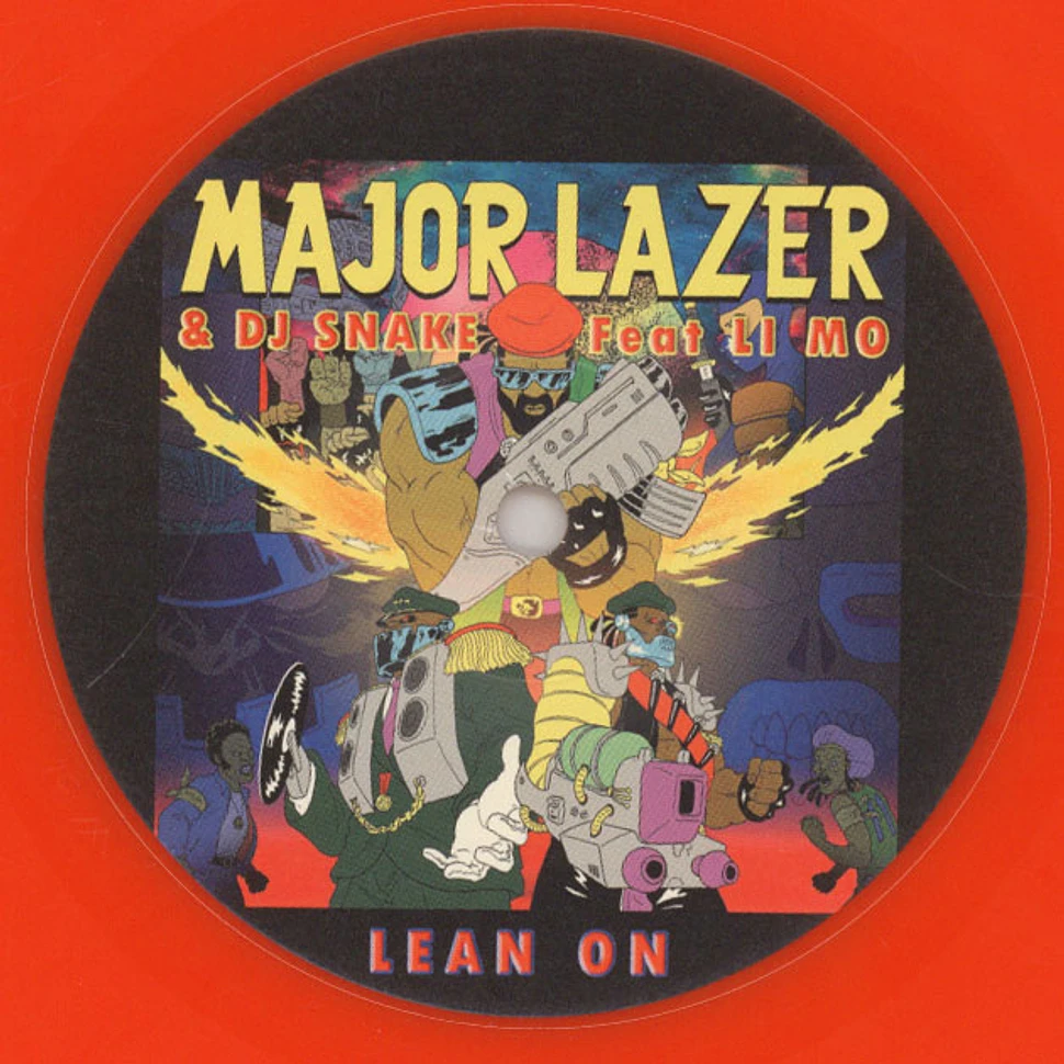 Major Lazer & DJ Snake - Lean On Orange Vinyl Edition