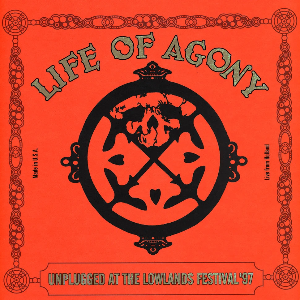 Life Of Agony - Unplugged At Lowlands 97 Black Vinyl Edition