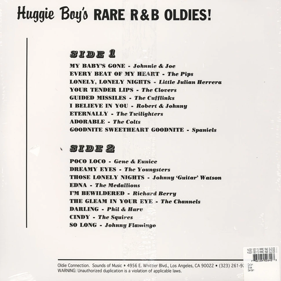 V.A. - Huggy Boy's Rare R&b Oldies 1
