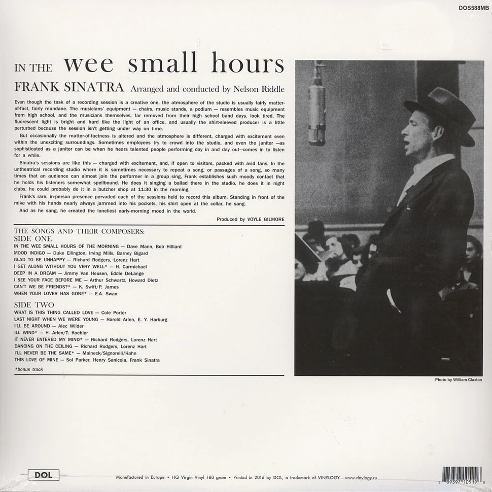 Frank Sinatra - In The Wee Small Hours Colored Vinyl Edition