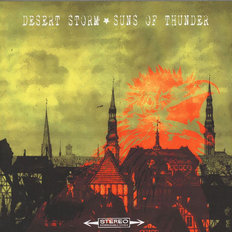 Desert Storm / Suns Of Thunder - Split 7" Yellow Vinyl Edition