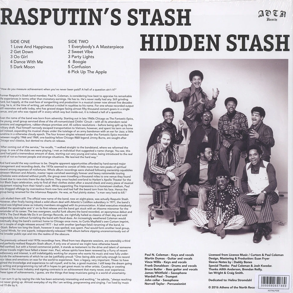 Rasputin's Stash - Hidden Stash