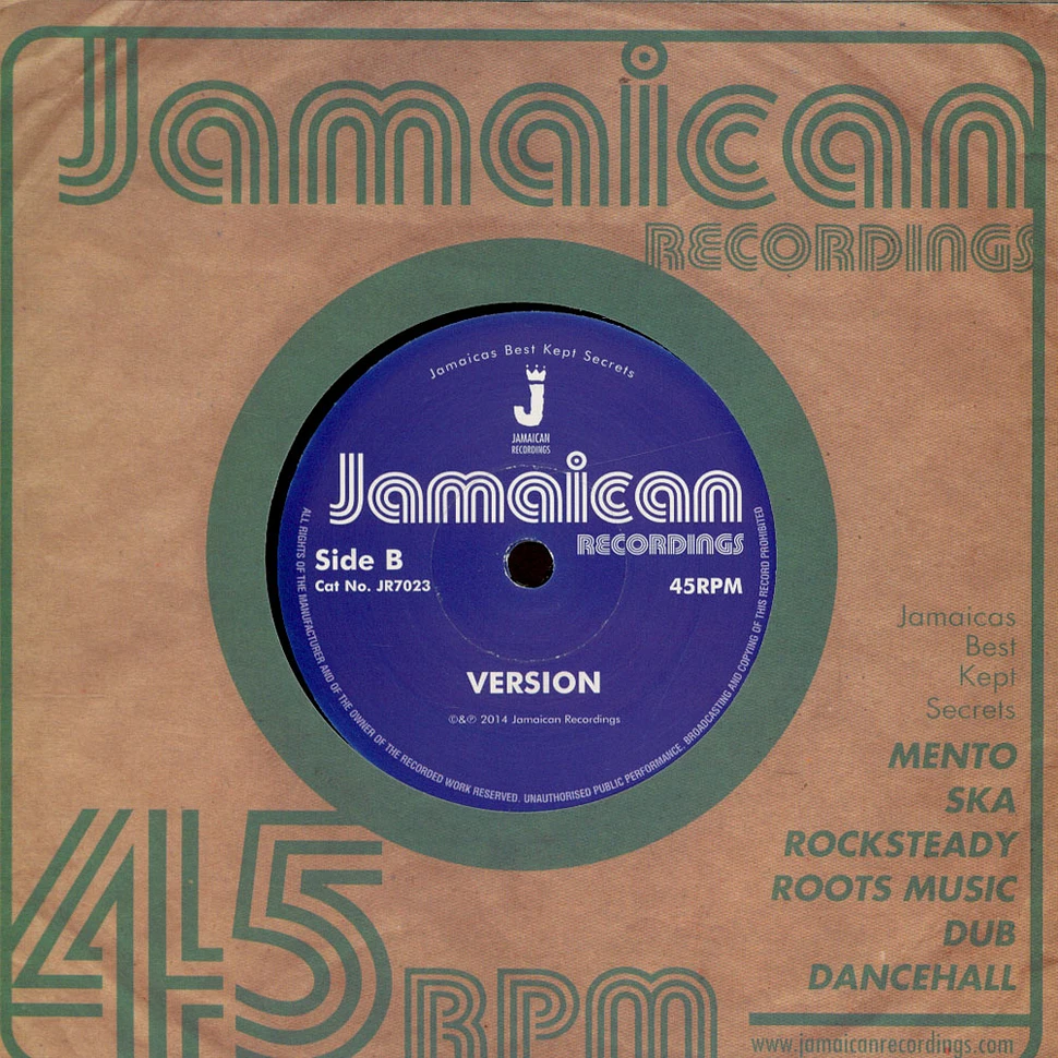 Johnny Clarke - I Don't Want To Be A Rude Boy
