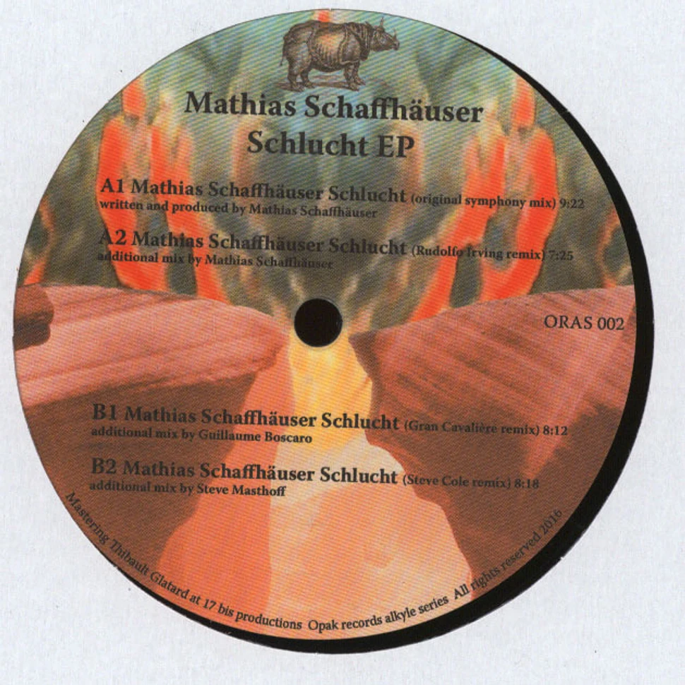 Mathias Schaffhäuser - Schlucht EP