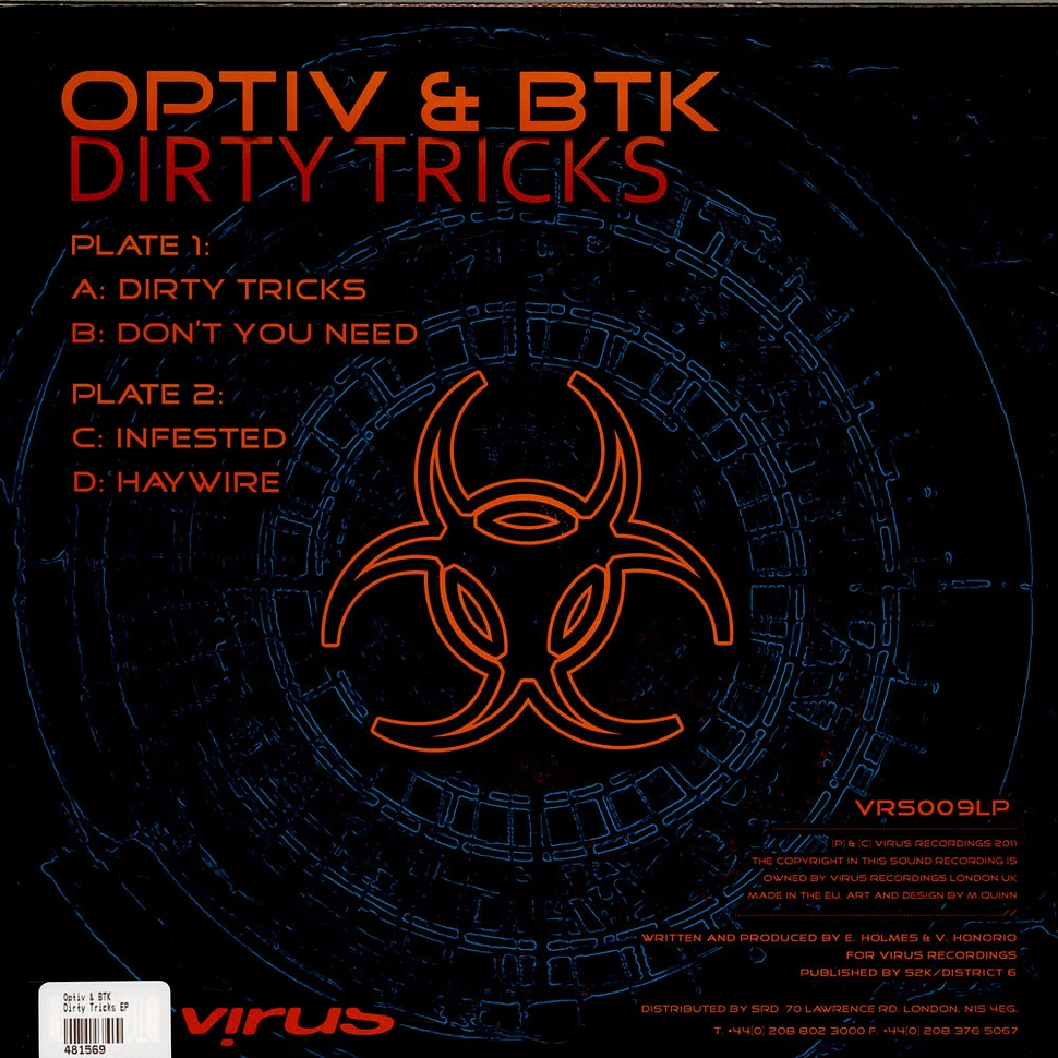Optiv & BTK - Dirty Tricks EP