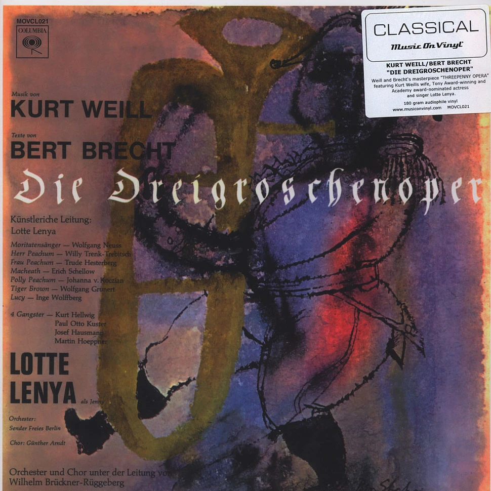 Lotte Lenya - Weill: Die Dreigroschenoper