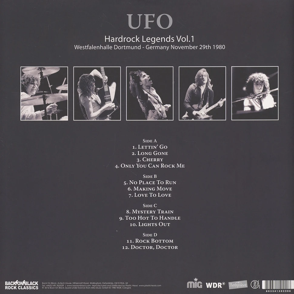 UFO! - Hard Rock Legends - Live At Westfalenhalle 19