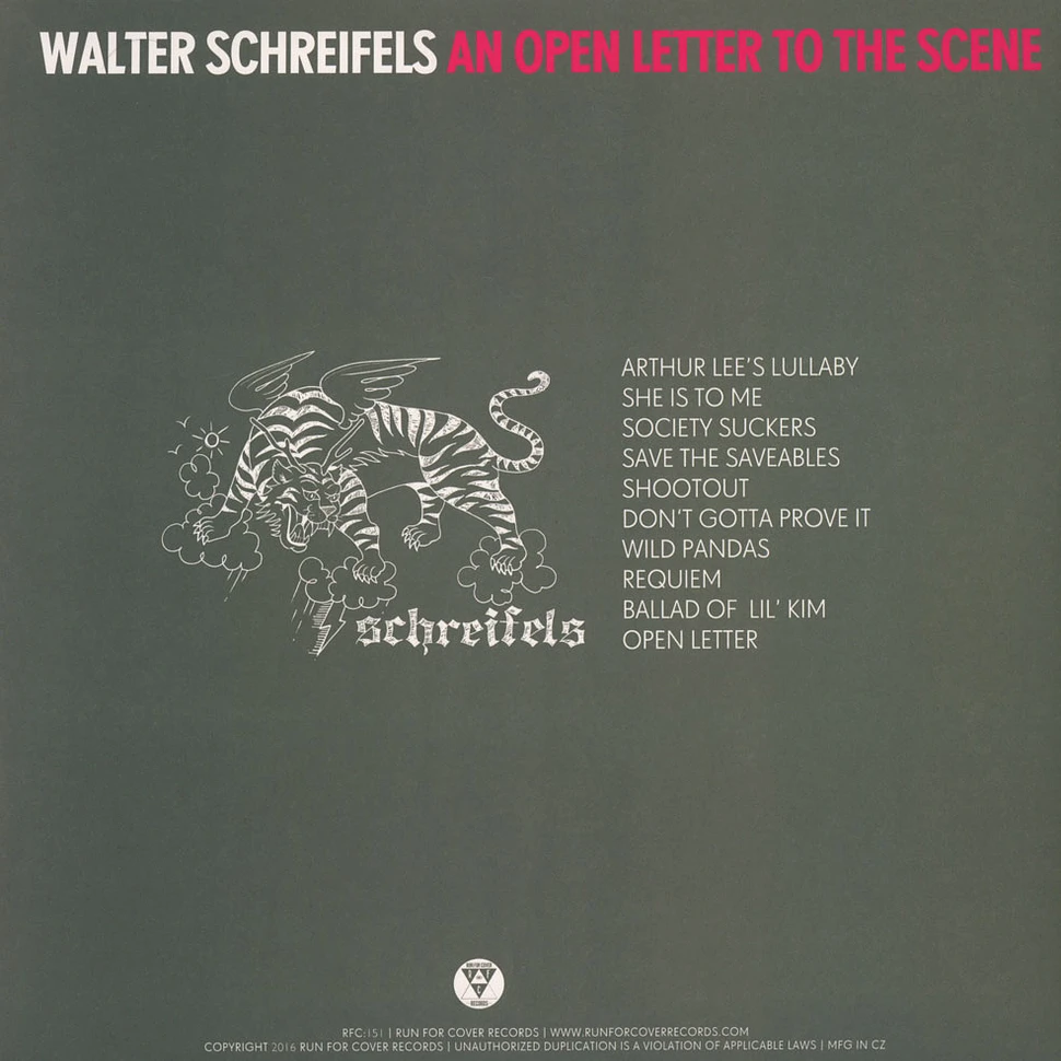 Walter Schreifels - An Open Letter To The Scene