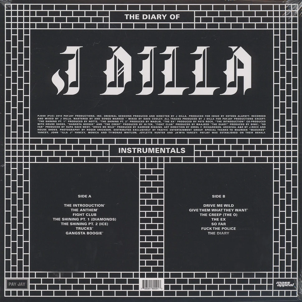 J Dilla - The Diary Instrumentals