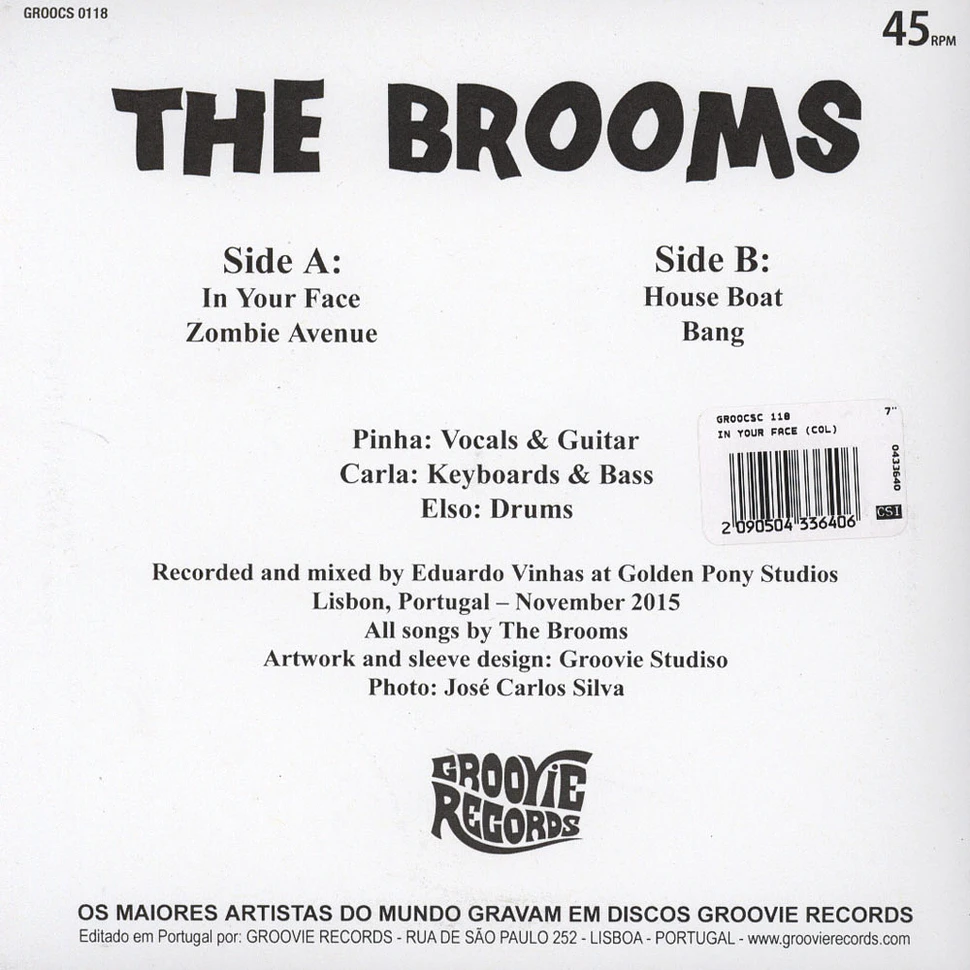 Brooms - In Your Face Colored Vinyl Edition