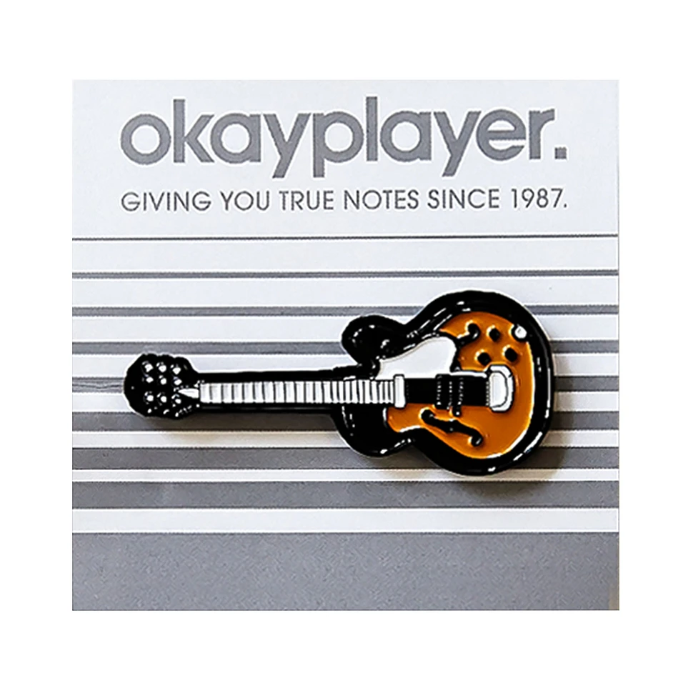 Okayplayer - Guitar Enamel Pin