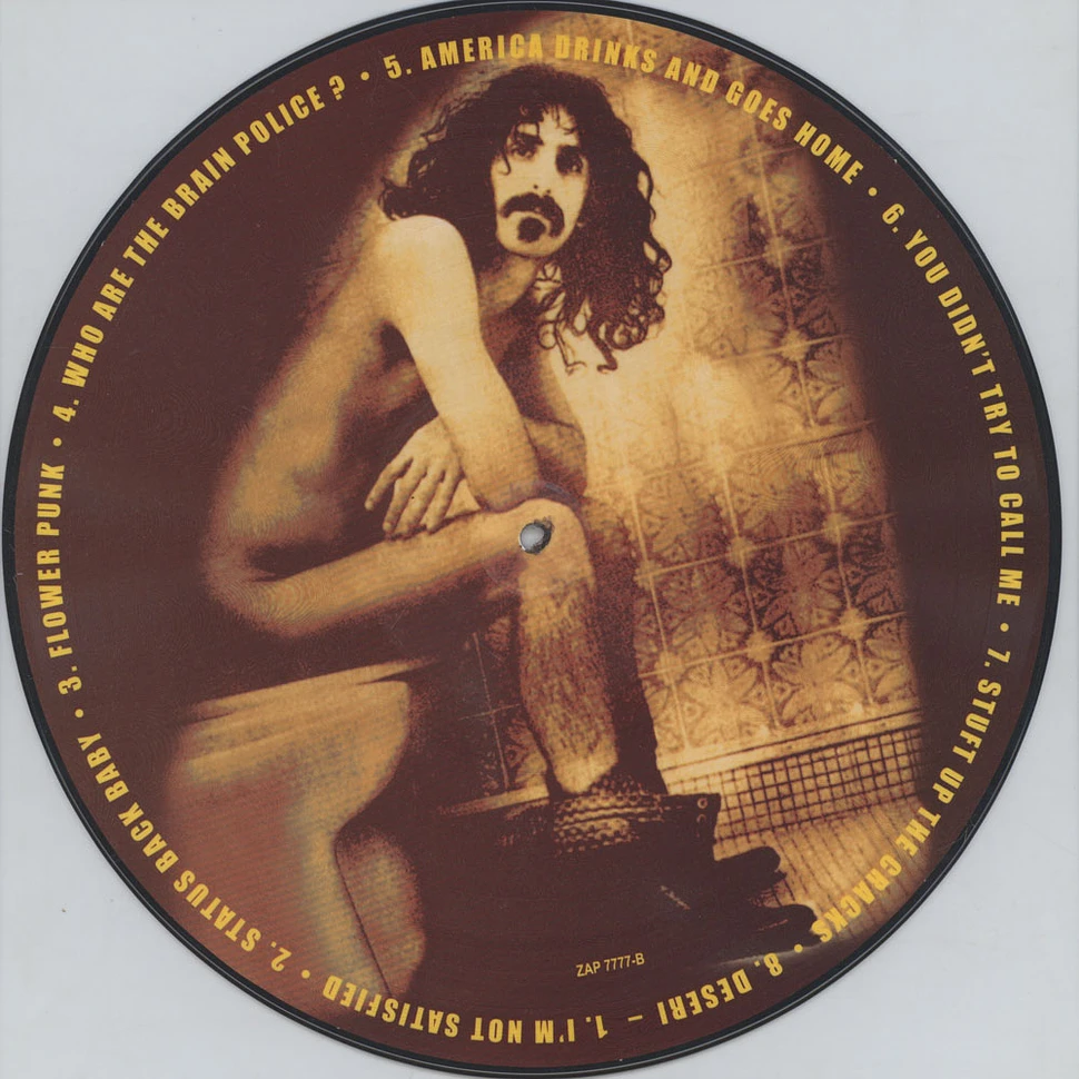 Frank Zappa - Zappa On The Crapper Picture Disc