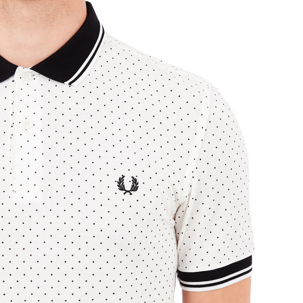 Fred Perry - Polka Dot Pique Polo Shirt