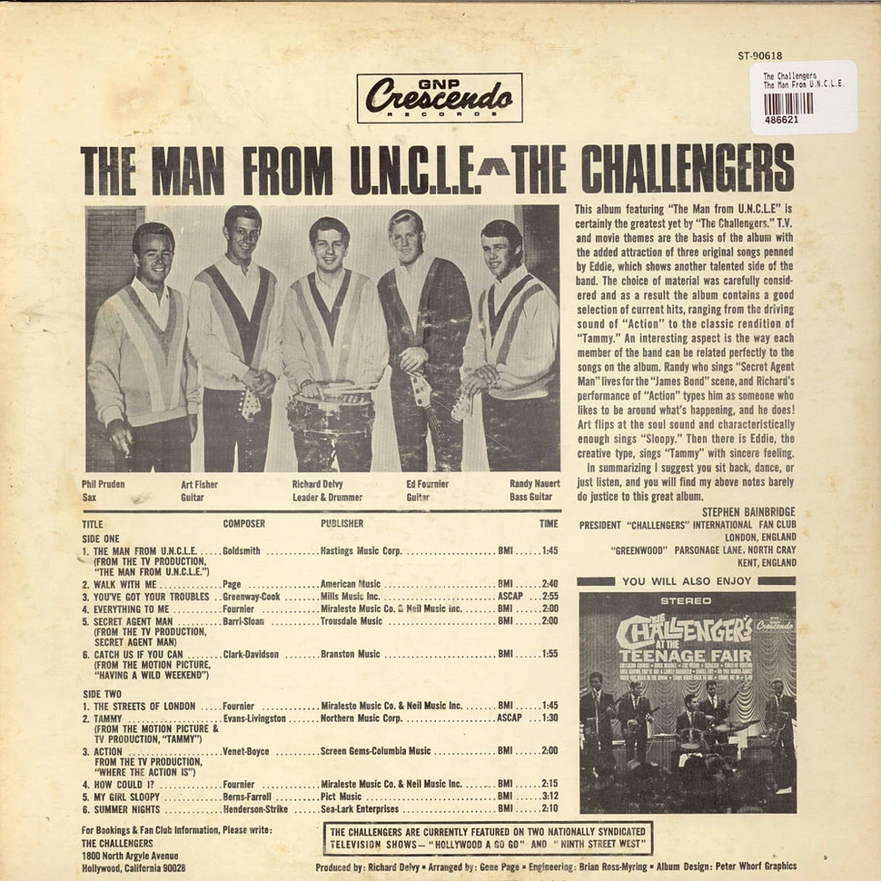 The Challengers - The Man From U.N.C.L.E.