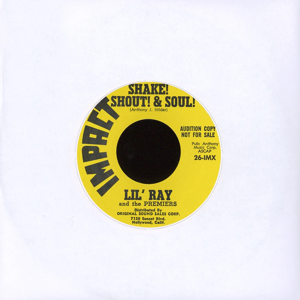 Lil Ray - Shacke! Shout! & Soul!
