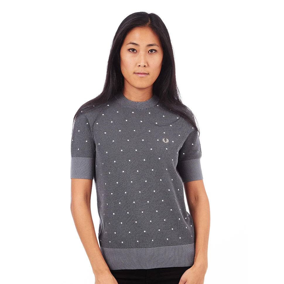 Fred Perry - Crew Neck Polka Dot Sweater