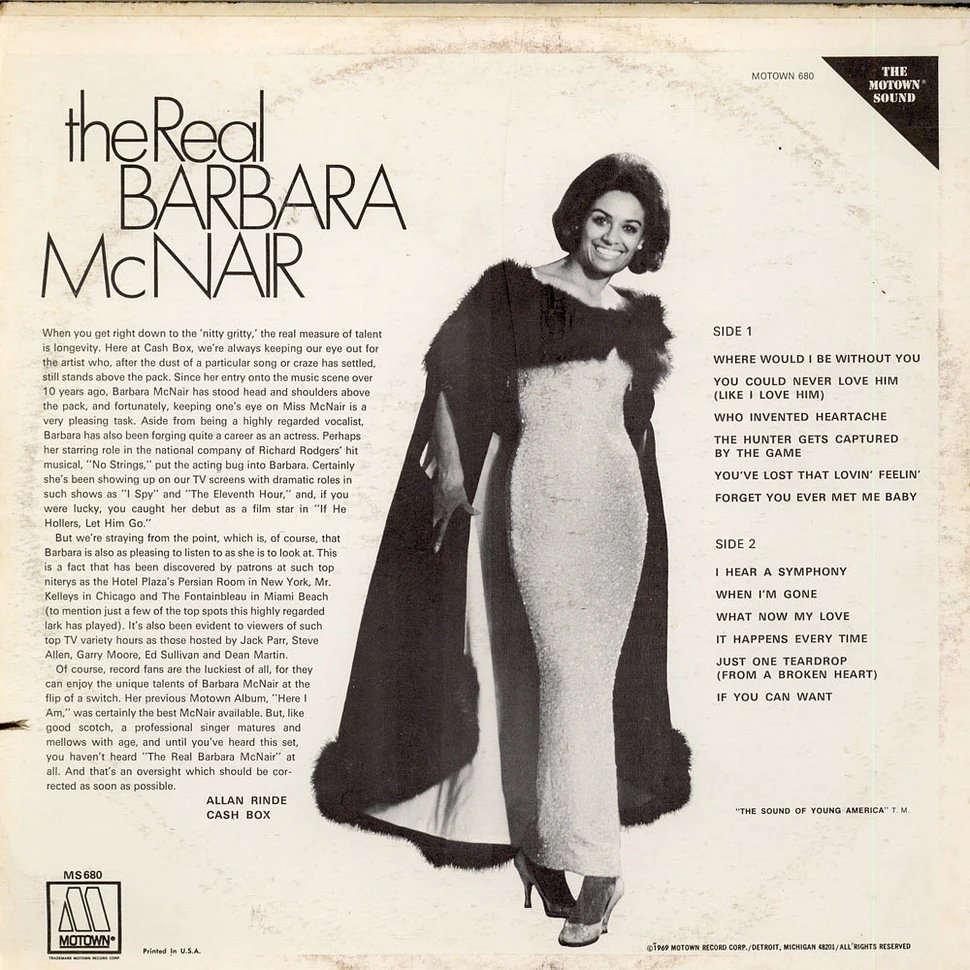 Barbara McNair - The Real Barbara McNair