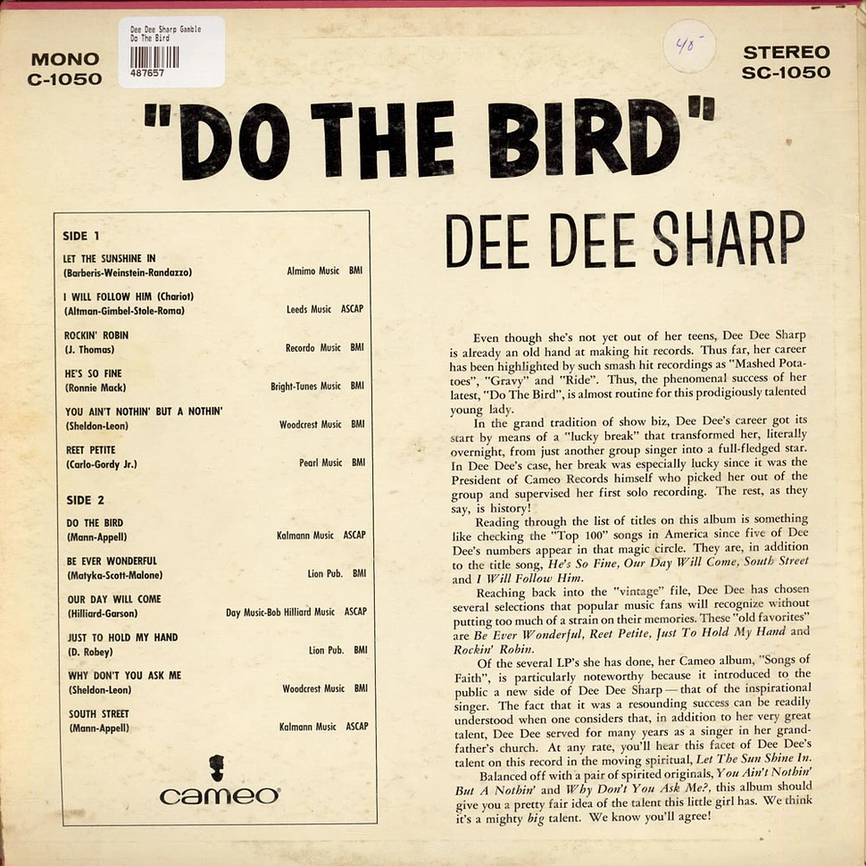 Dee Dee Sharp Gamble - Do The Bird