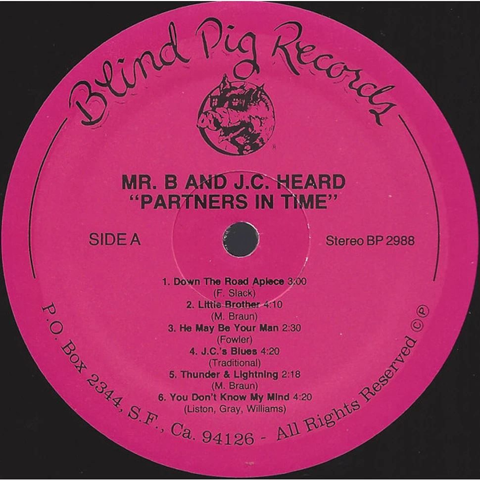 Mr. B w/ J.C. Heard - Partners In Time