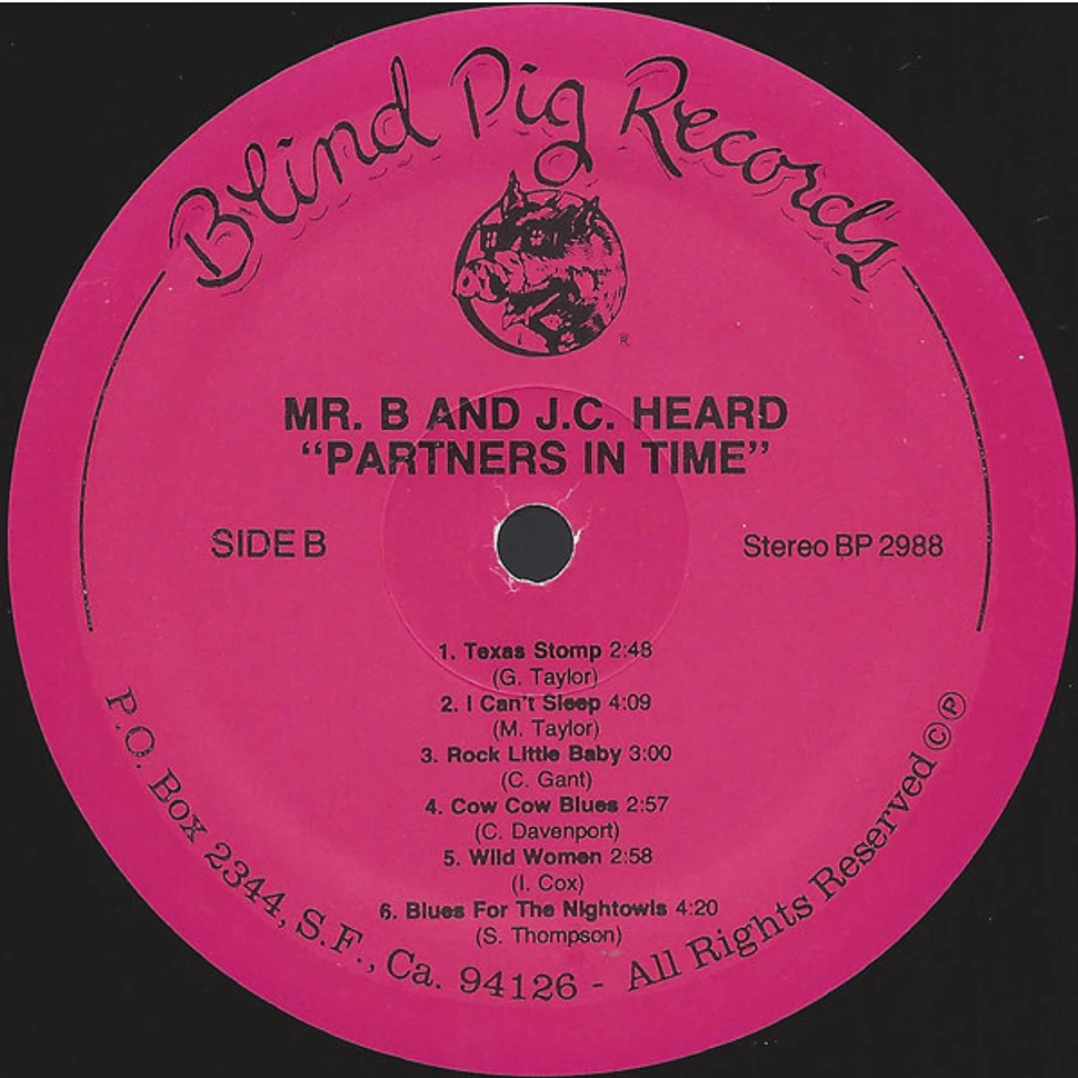 Mr. B w/ J.C. Heard - Partners In Time