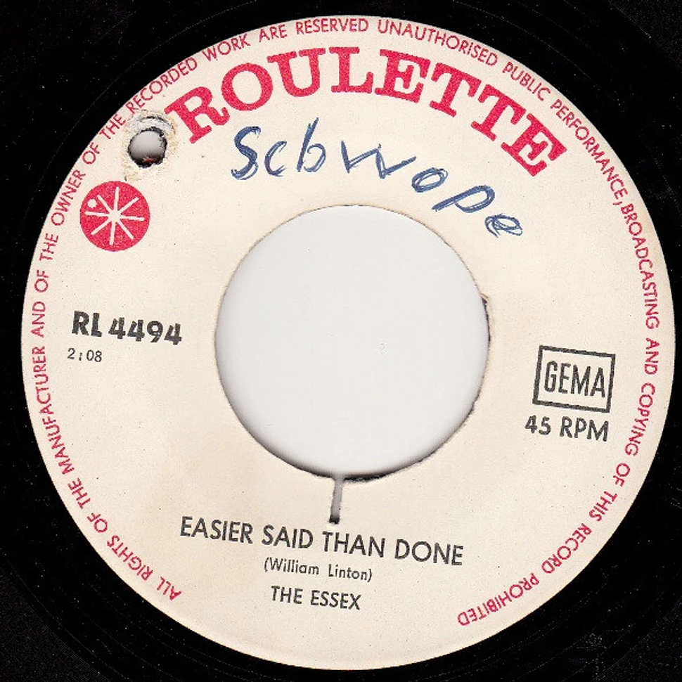 The Essex - Easier Said Than Done