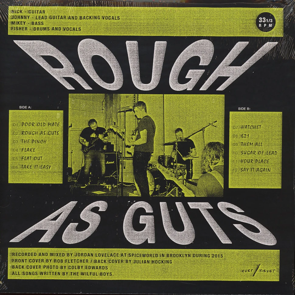 The Wilful Boys - Rough As Guts