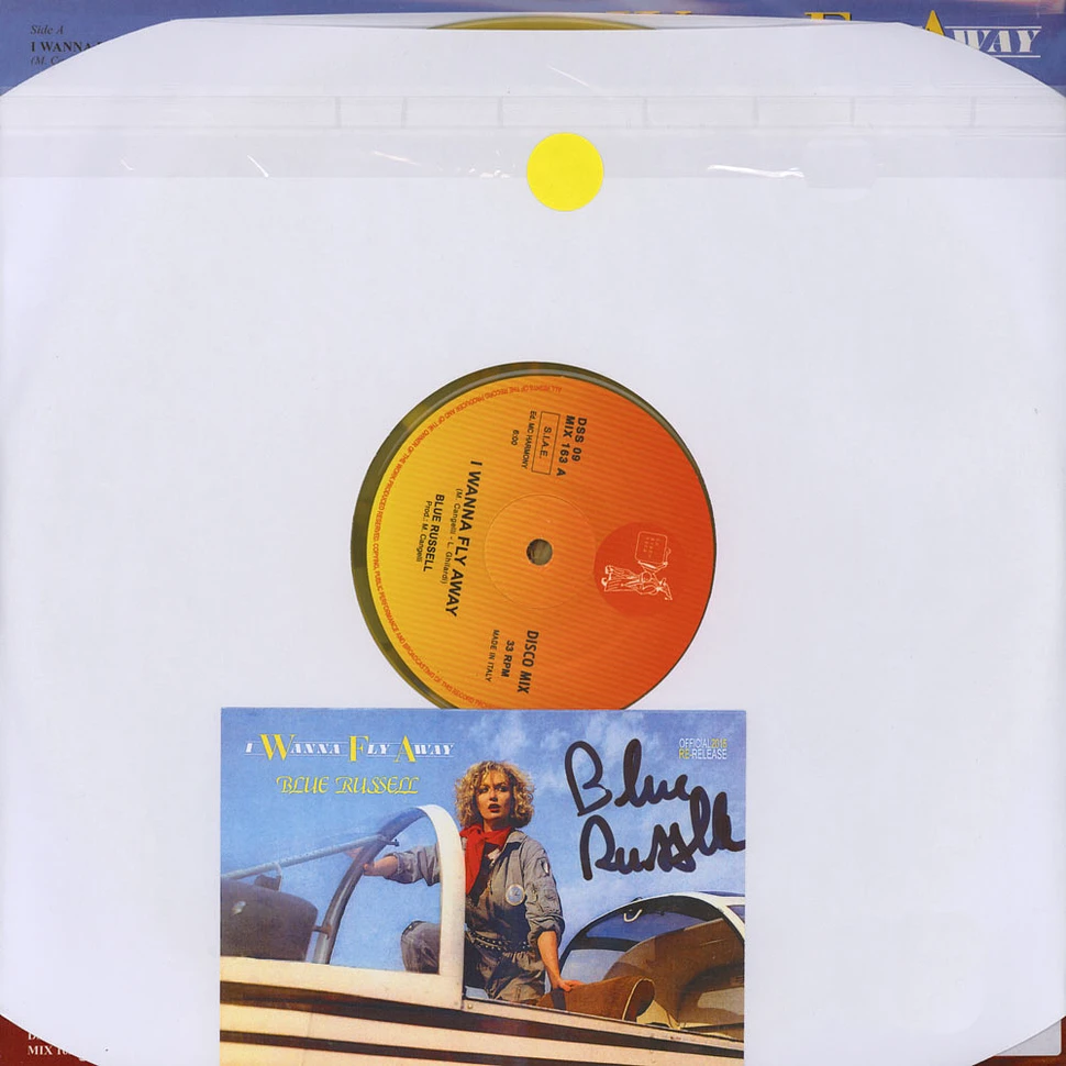 Blue Russell - I Wanna Fly Away Yellow Vinyl Edition