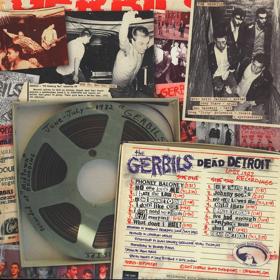 The Gerbils - Dead Detroit: Lost 1982 Recordings