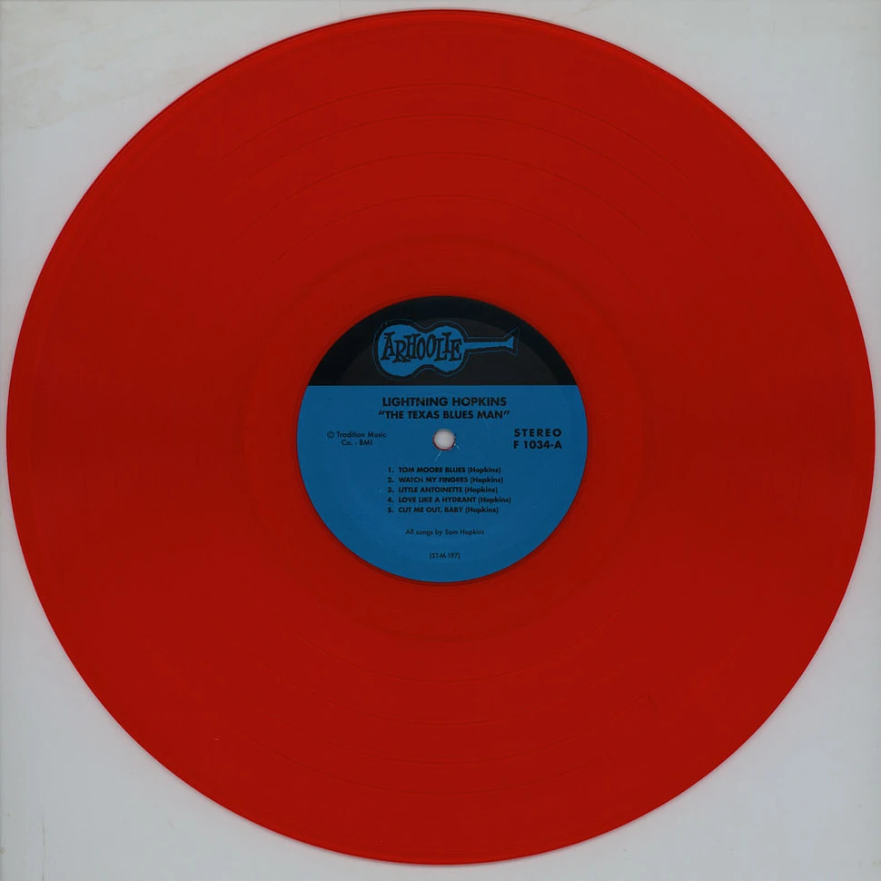 Lightnin' Hopkins - Texas Blues Man Red Vinyl Edition