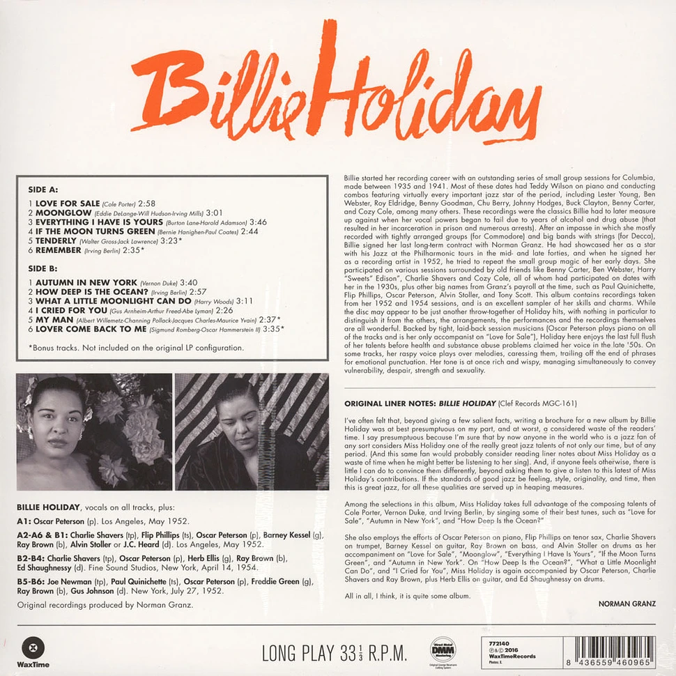 Billie Holiday - Billie Holiday