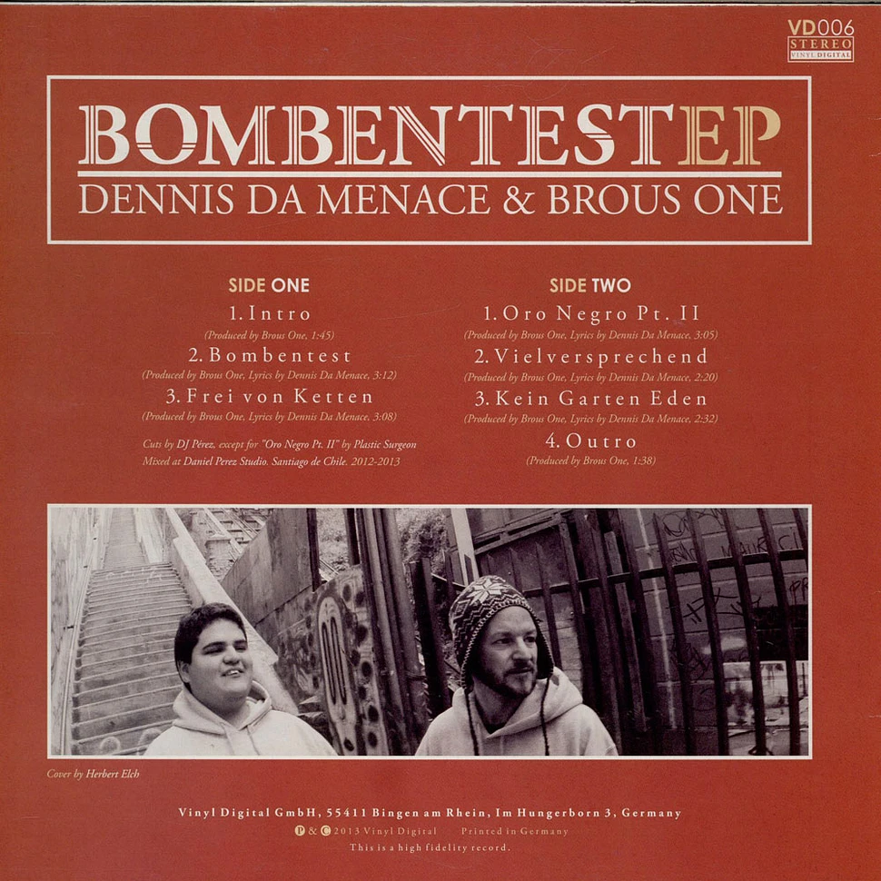 Dennis Da Menace & Brous One - Bombentest