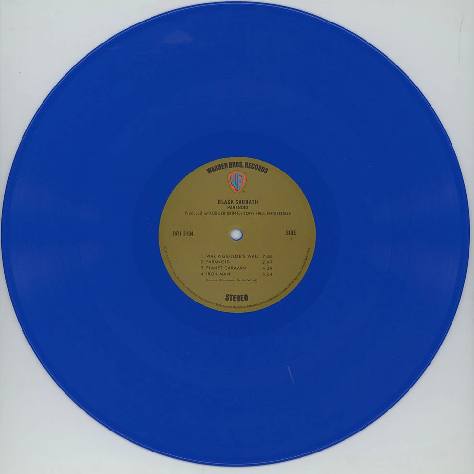 Black Sabbath - Paranoid Blue Vinyl Edition
