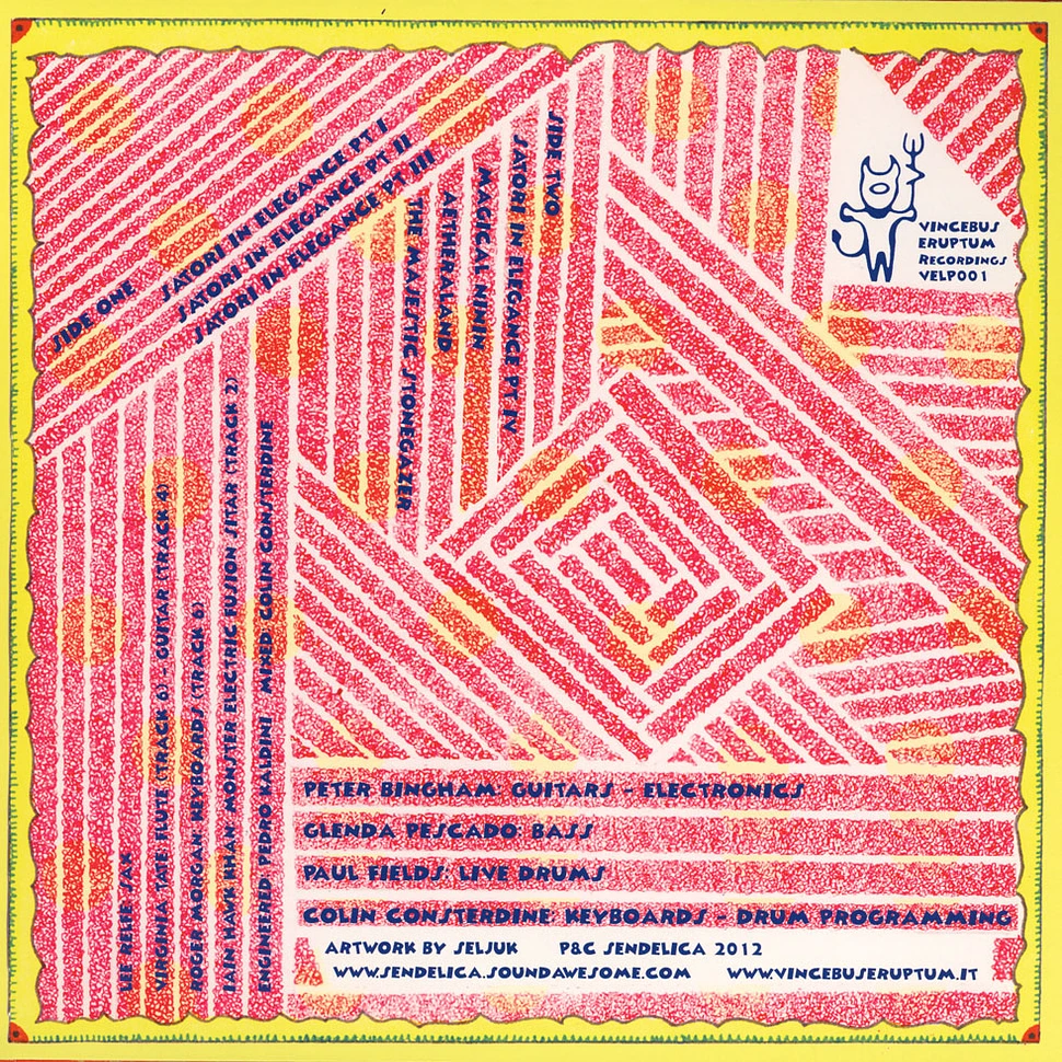 Sendelica - Satori In Elegance Of The Majestic Stonegazer Colored Vinyl Edition