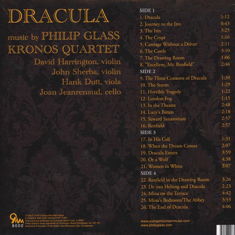Philip Glass / Kronos Quartet - OST Dracula