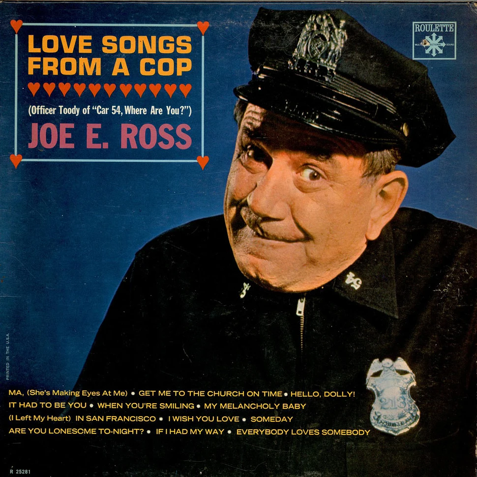 Joe E. Ross - Love Songs From A Cop