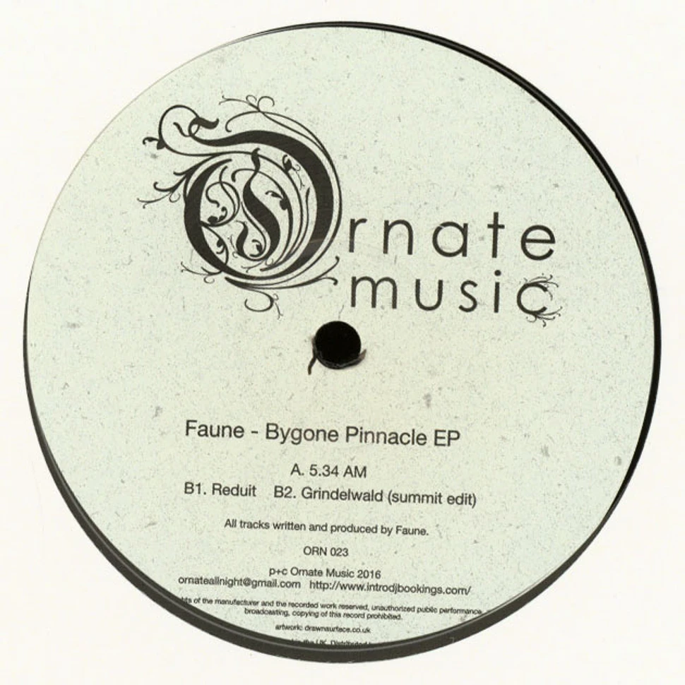 Faune - Bygone Pinnacle EP