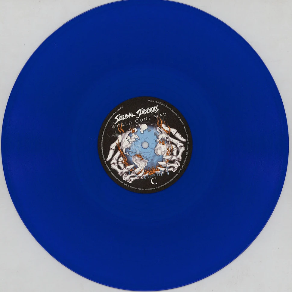 Suicidal Tendencies - World Gone Mad Blue Vinyl Edition