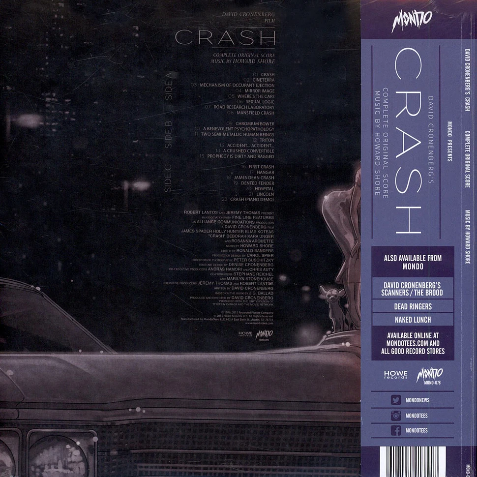 Howard Shore - OST Crash