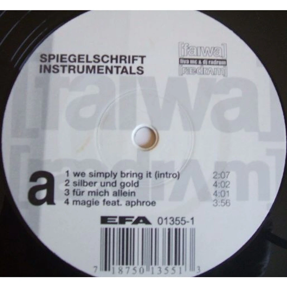 Fiva MC & DJ Radrum - Spiegelschrift Instrumentals