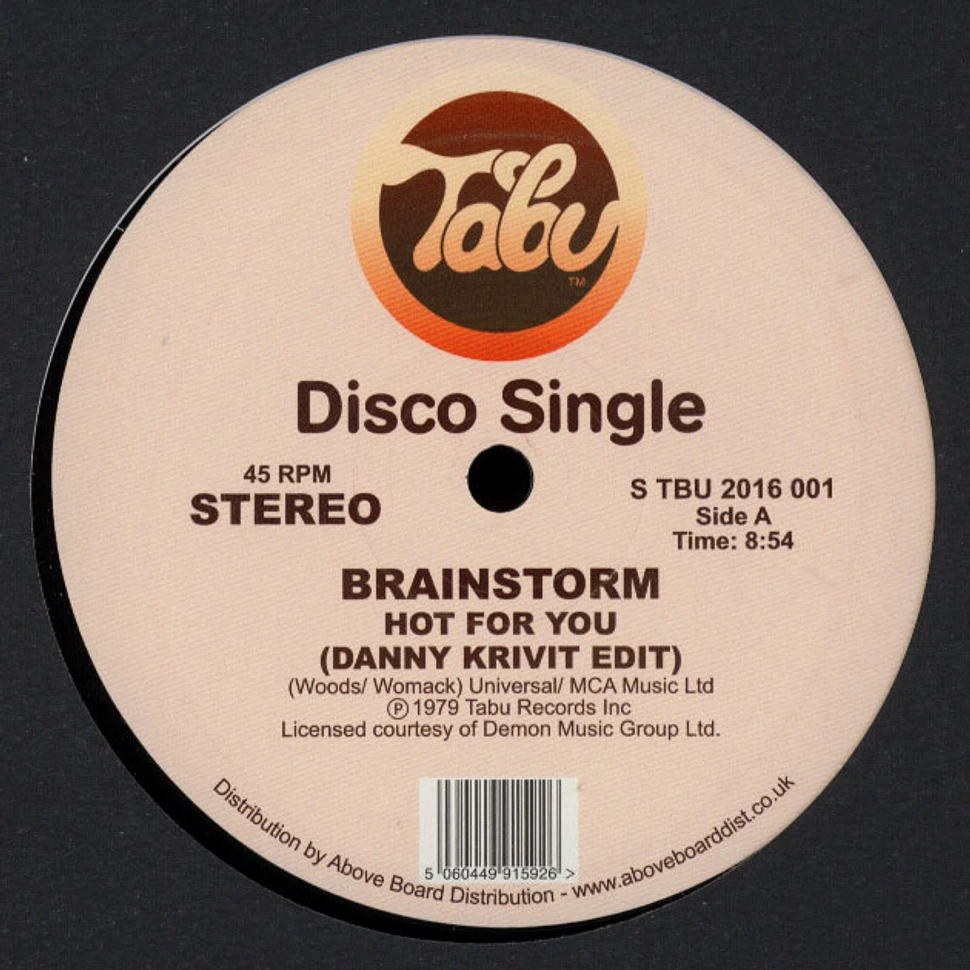 Brainstorm - Hot For You / Journey Into The Light Danny Krivit Edits